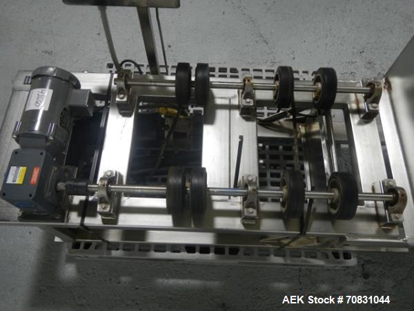Used Stainless Steel Morse Hydra-Lift Drum Roller, Model 456S
