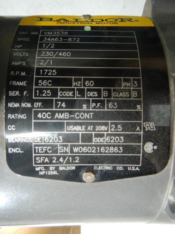 Used Stainless Steel Morse Hydra-Lift Drum Roller, Model 456S
