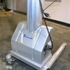 Used Vestil Manufacturing Model PEL-100-A/HC DC Powered Quick Lift Aluminum. Capacity 125 pounds. Raised height 72, lowered height 5-1/2. Operator control panel. Mounted on casters. Built 2006.