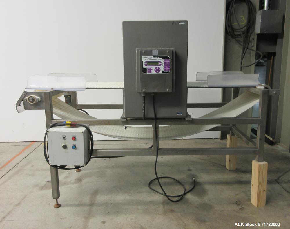 Used Fortress Phantom Conveyor Mounted Metal Detector