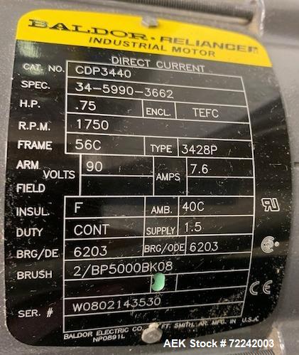 Used Eriez Industrial EZ Tec Metal Detector, Model EZ-DSP