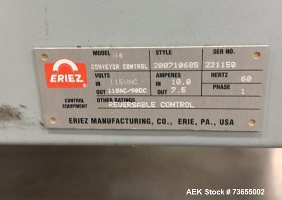 Eriez EZ-DSP Conveyor Metal Detector 18" x 26" Stainless Frame