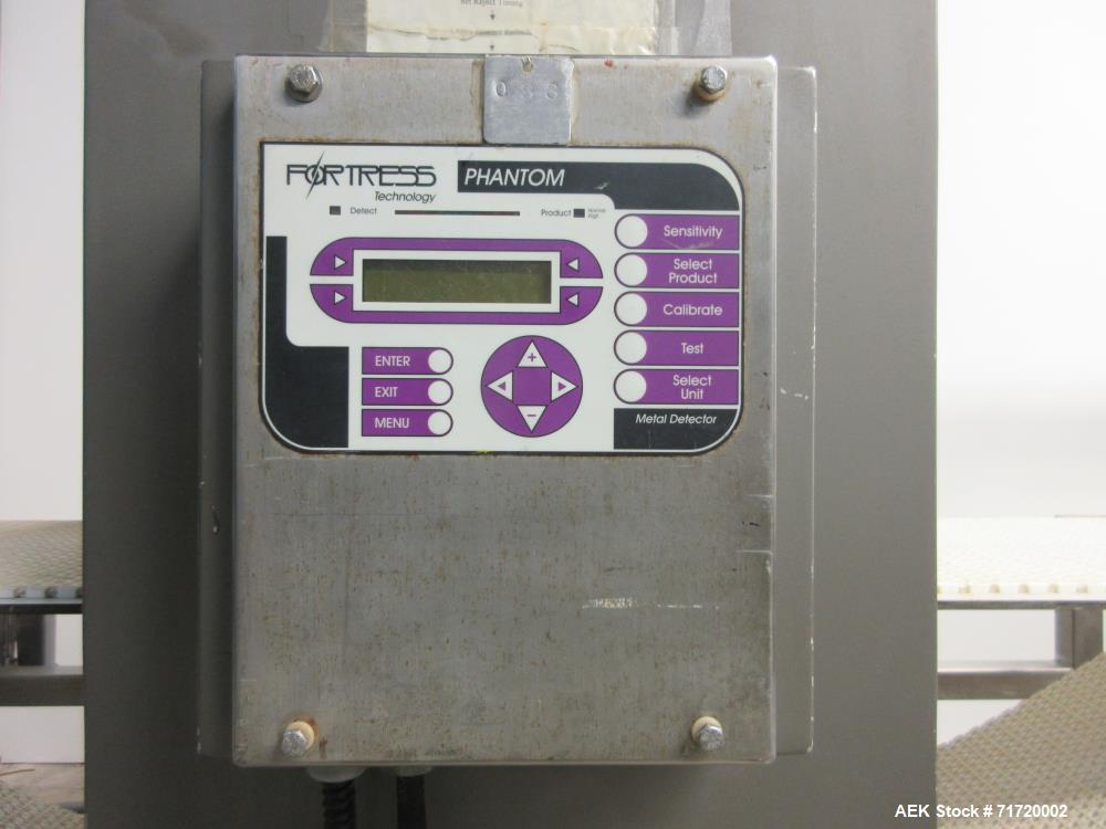 Used Fortress Phantom Conveyor Mounted Metal Detector