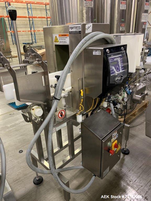 Used Fortress Stealth Conveyor Mounted Metal Detector, Model SC-CONV-48SSHD4KICK.