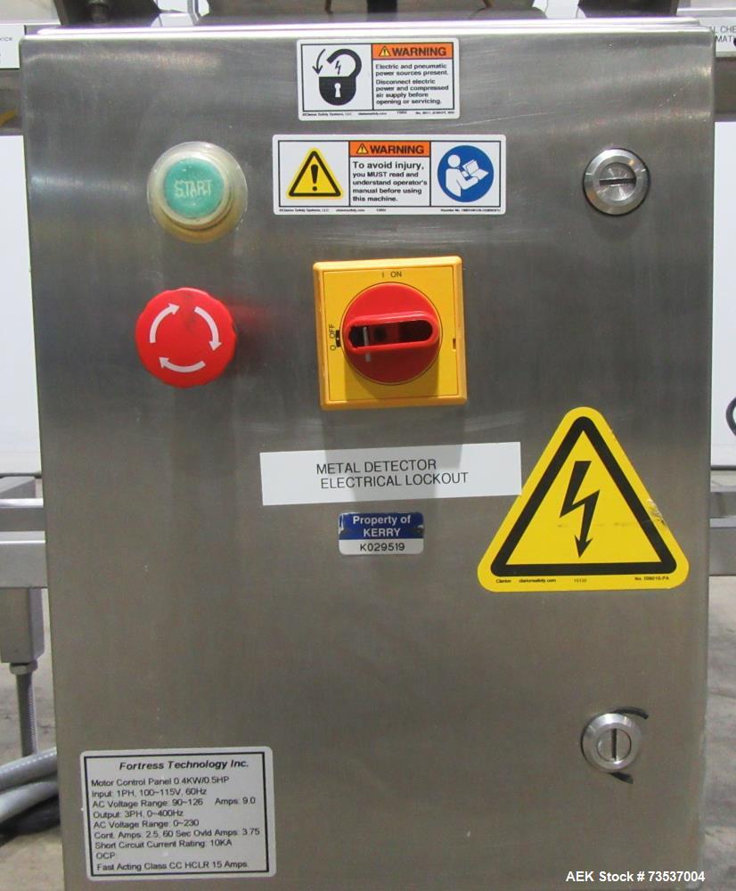 Buy Used Fortress Stealth Conveyor Mounted Metal Detector - 13"x6" Aperture