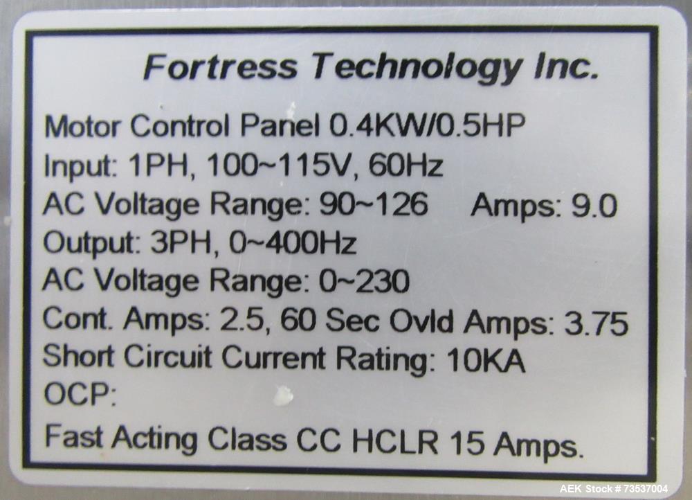 Buy Used Fortress Stealth Conveyor Mounted Metal Detector - 13"x6" Aperture