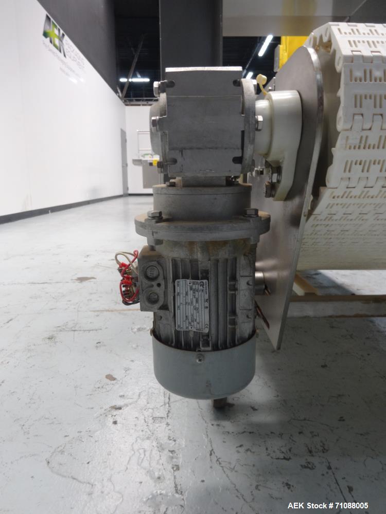 Used Fotress Phantom Big Bag Metal Detector. serial #I-17282, 26" x 24" aperature. Sensitivity: detection of 1.4 - 2.0 mm stainless steel and 0.9 - 1.5mm Ferrous. Includes mesh belt conveyor Model SC...