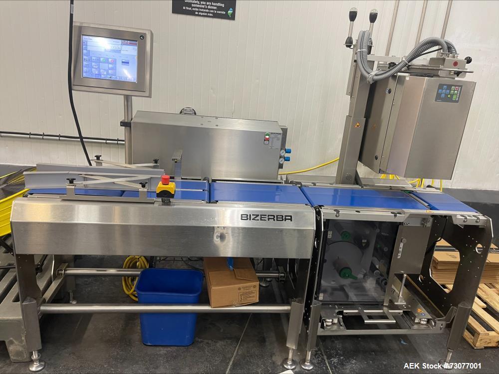Used Bizerba GLM Intelligent Weigh Labeling System