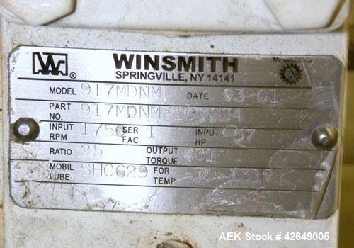 Used Goring Kerr Metal Detector, Model TEK 21 DSP. Usable aperture size 7-7/8" wide x 4-1/4" high. Includes a plastic belt conveyor, driven by a 1/2hp, 3/60/230/460 volt, 1725 rpm gear motor, ratio 2...
