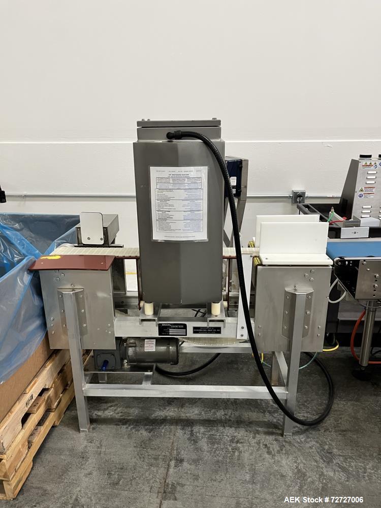 Used- Goring Kerr Metal Detector Model ZPAL. Tall aperture. Thermo Scientific Apex upgrade metal detector head. Serial# 2869...