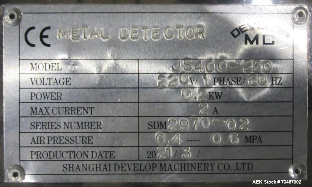 Pre-Owned Shanghai Develop JS400-250 Conveyor Metal Detector