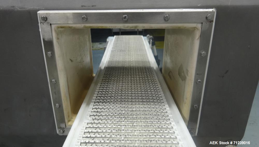Used Lock Inspection Systems Model Met 30+ Metal Detector. Aperture size . Conveyor size.