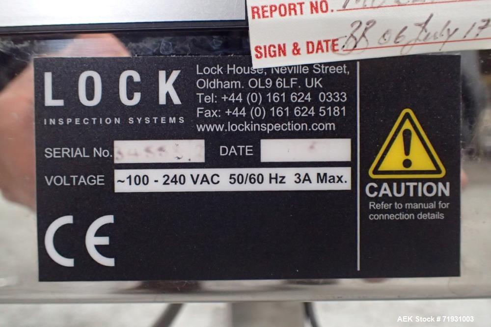 Used Lock Metal Check, Model Met30+.