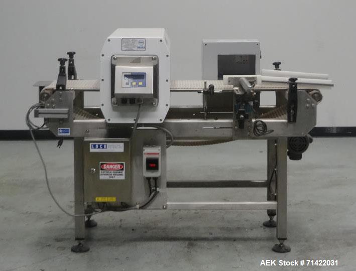 Used Loma Model Lock Met 30+ Conveyor Metal Detector.