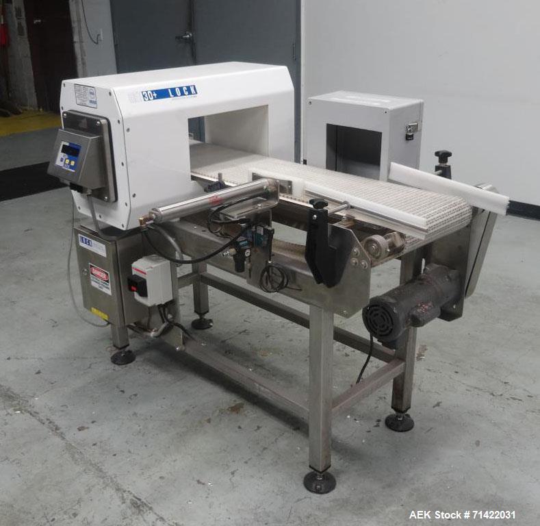 Used Loma Model Lock Met 30+ Conveyor Metal Detector.