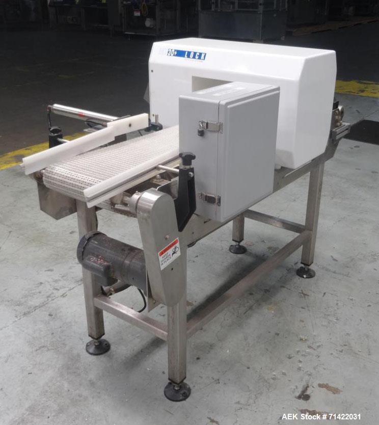 Used Loma Model Lock Met 30+ Conveyor Metal Detector.