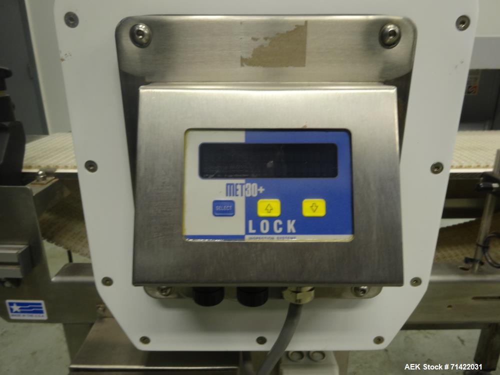Used Loma Model Lock Met 30+ Conveyor Metal Detector.