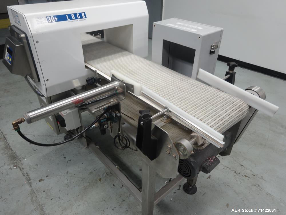 Used Loma Model Lock Met 30+ Conveyor Metal Detector.