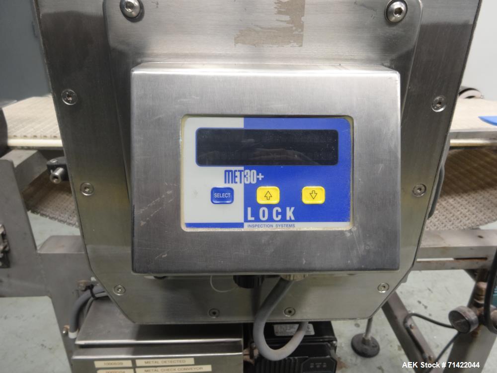 Used Loma Model Lock Met 30+ Conveyor Metal Detector