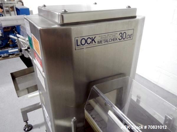Used Lock Metal PassThru Metal Detector, model Metalchek 30CXE