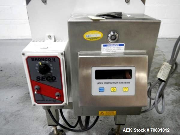 Used Lock Metal PassThru Metal Detector, model Metalchek 30CXE