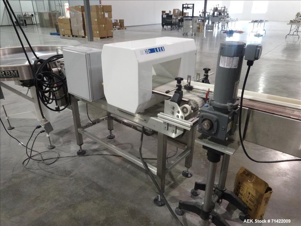 Used Loma Systems Metal Detector Conveyor, Lock Met30+, Mft. Lock, Serial N. 32348/1, 2007 conveyor 5'L, Opening 14" W, 7"H Buyers Premium of 15% will be charged on all sales. Purchaser responsible f...
