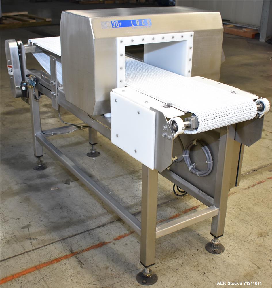 Used Lock Met 30 Plus Conveyor Mounted Metal Detector.