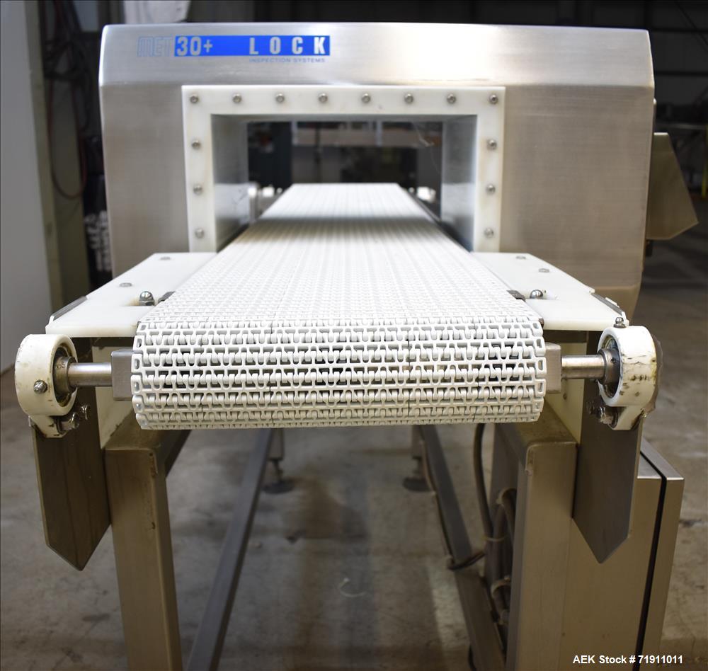 Used Lock Met 30 Plus Conveyor Mounted Metal Detector.