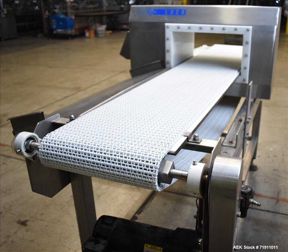 Used Lock Met 30 Plus Conveyor Mounted Metal Detector.