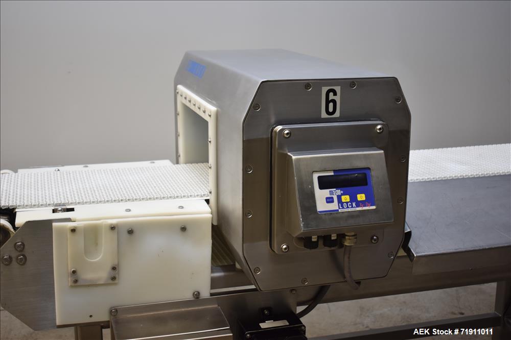Used Lock Met 30 Plus Conveyor Mounted Metal Detector.