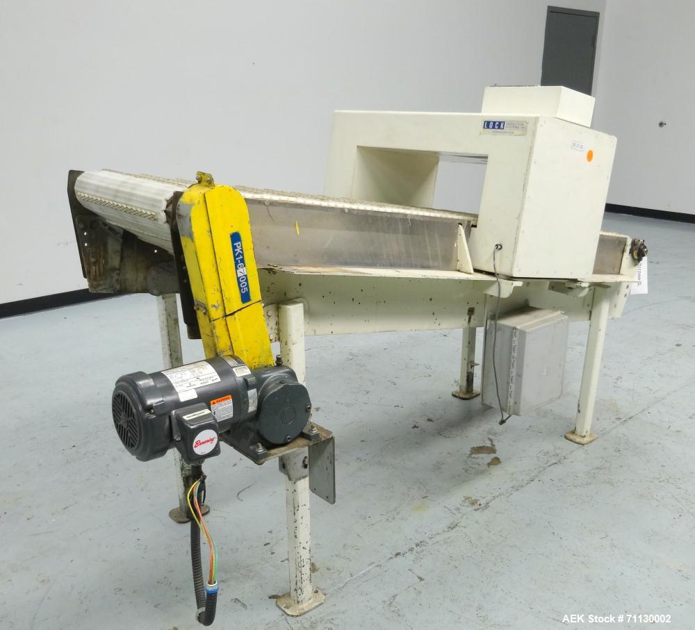 Used Lock Model 8X24 Conveyor Mounted Metal Detector