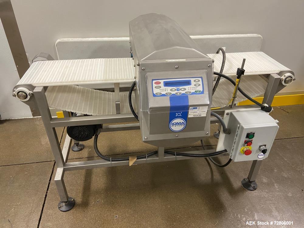 Used Loma IQ3 Metal Detector and Food Grade Conveyor