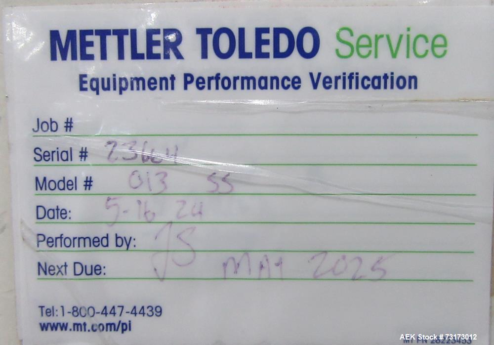 Mettler Toledo Safeline Conveyor Metal Detector – 14” x 4.5” Aperture System