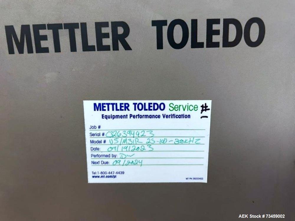 2023 Mettler Toledo M31R Inline Metal Detector – Compact Stainless Conveyor System