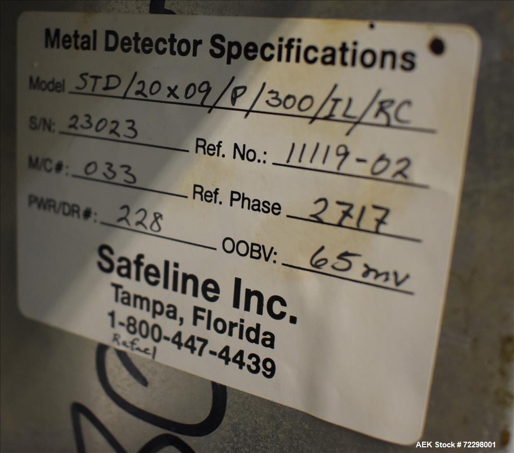 Used Mettler Toledo Safeline Conveyor Mounted Metal Detector