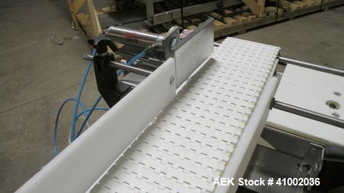 Used Ramsey Icore Metal Detector, Model Metal Scout IIE 808. Usable aperture size 7 3/4" wide x 6 1/2" high x 9 3/4" deep. Includes a Ramsey model 506 conveyor. 6" wide x 59" long plastic belt, drive...