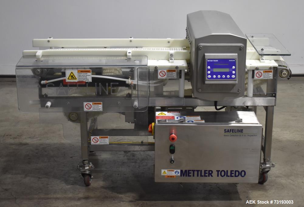 Used Safeline SL2000 Conveyor Mounted Metal Detector – 13.75" x 4" Aperture