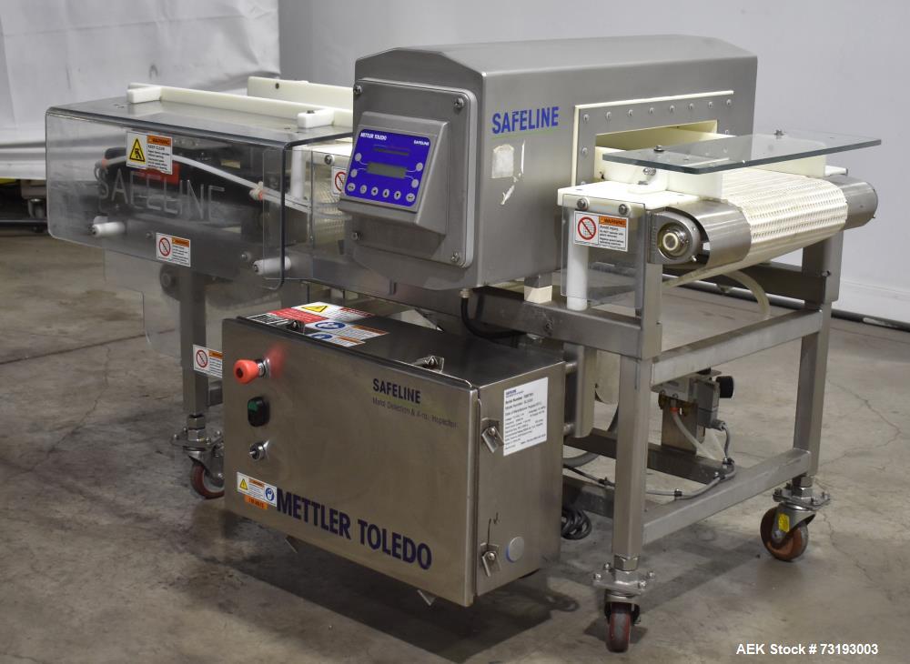 Used Safeline SL2000 Conveyor Mounted Metal Detector – 13.75" x 4" Aperture