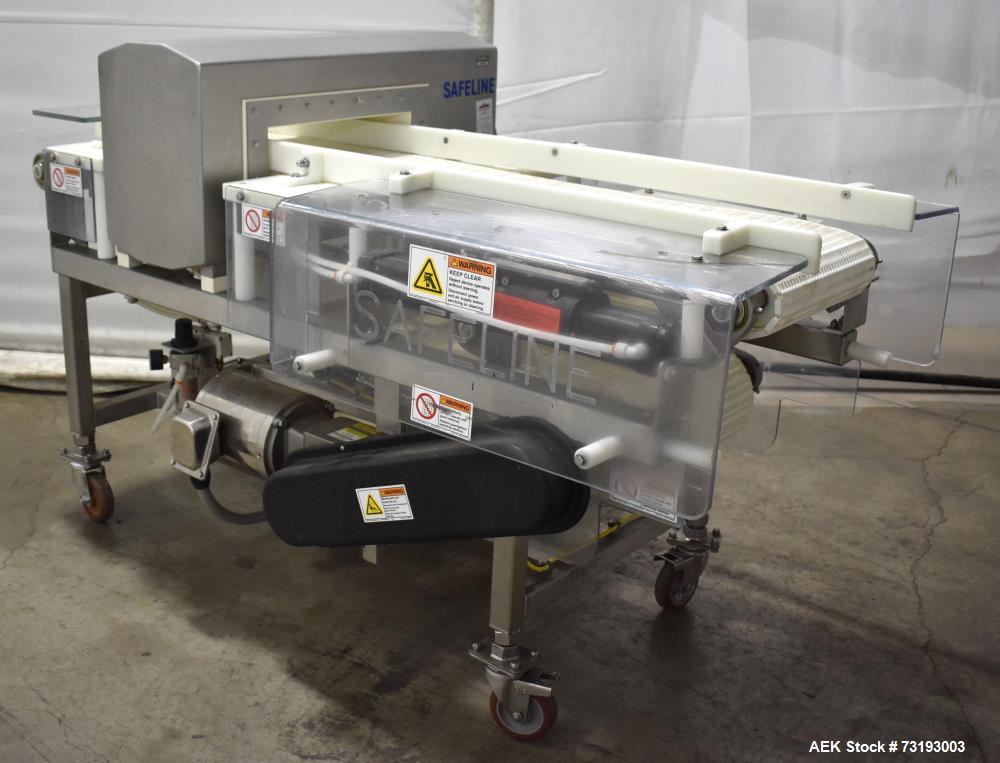 Used Safeline SL2000 Conveyor Mounted Metal Detector – 13.75" x 4" Aperture