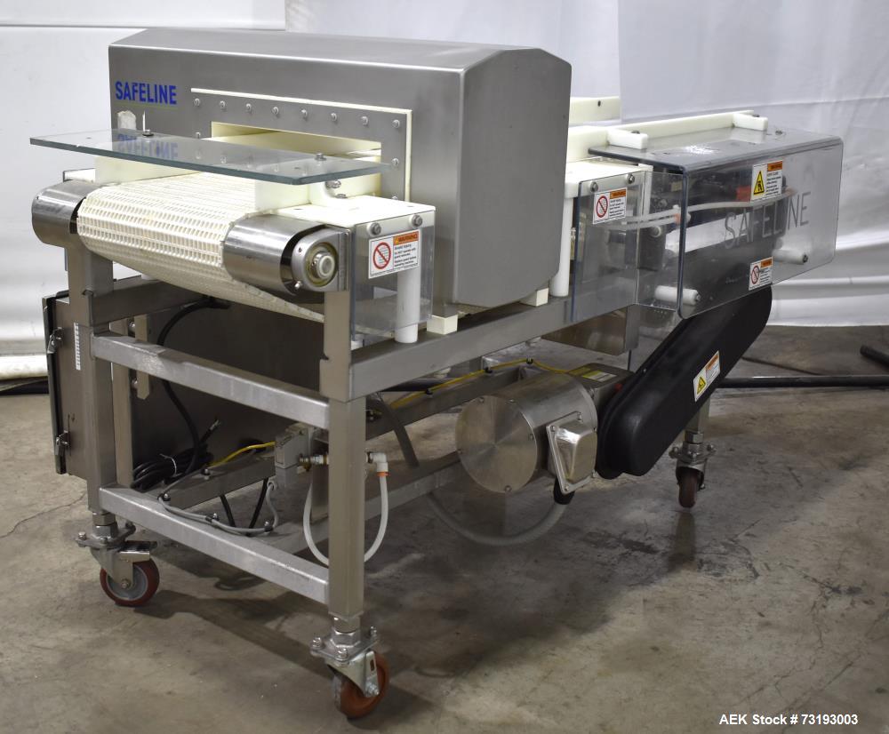 Used Safeline SL2000 Conveyor Mounted Metal Detector – 13.75" x 4" Aperture