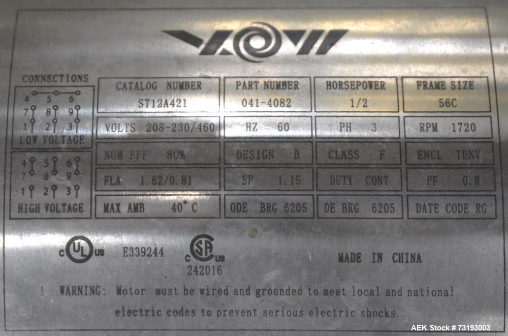 Used Safeline SL2000 Conveyor Mounted Metal Detector – 13.75" x 4" Aperture