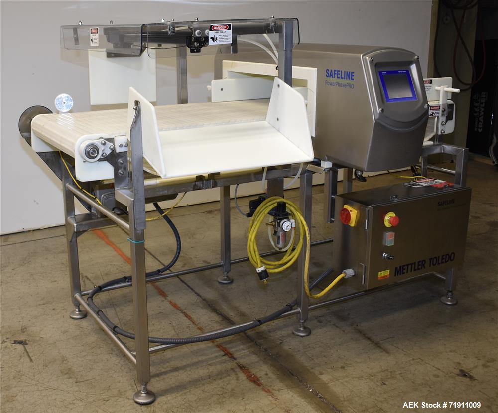Used Safeline Conveyor Mounted Metal Detector, Model SL1500.