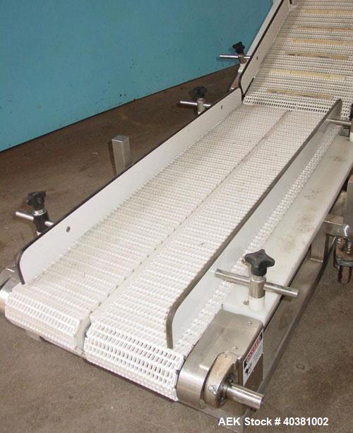Used Safeline Metal Detector, model STD18X5PILV2. 18" x 5" aperature. Detector HeadRef # 110073, M/C# 333, Ref Phase 2638, PWD DR# 165, OOBV 10MV, Firmware Version 2.23. Includes a plastic mesh incli...