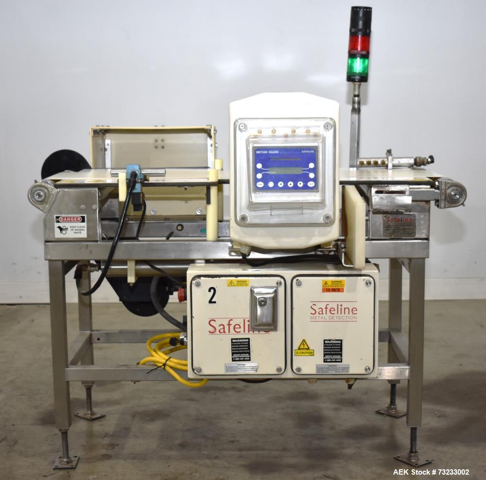 Used Mettler Toledo Safeline V3R Conveyor Metal Detector – 14” x 4.25” Aperture, Air Reject