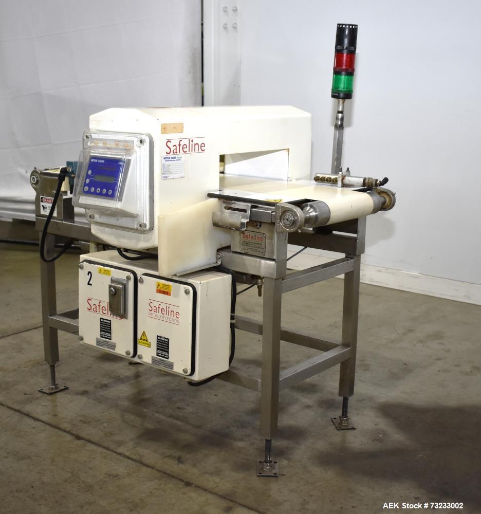 Used Mettler Toledo Safeline V3R Conveyor Metal Detector – 14” x 4.25” Aperture, Air Reject