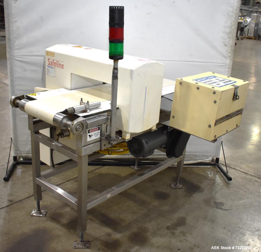 Used Mettler Toledo Safeline V3R Conveyor Metal Detector – 14” x 4.25” Aperture, Air Reject