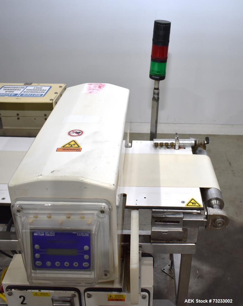 Used Mettler Toledo Safeline V3R Conveyor Metal Detector – 14” x 4.25” Aperture, Air Reject