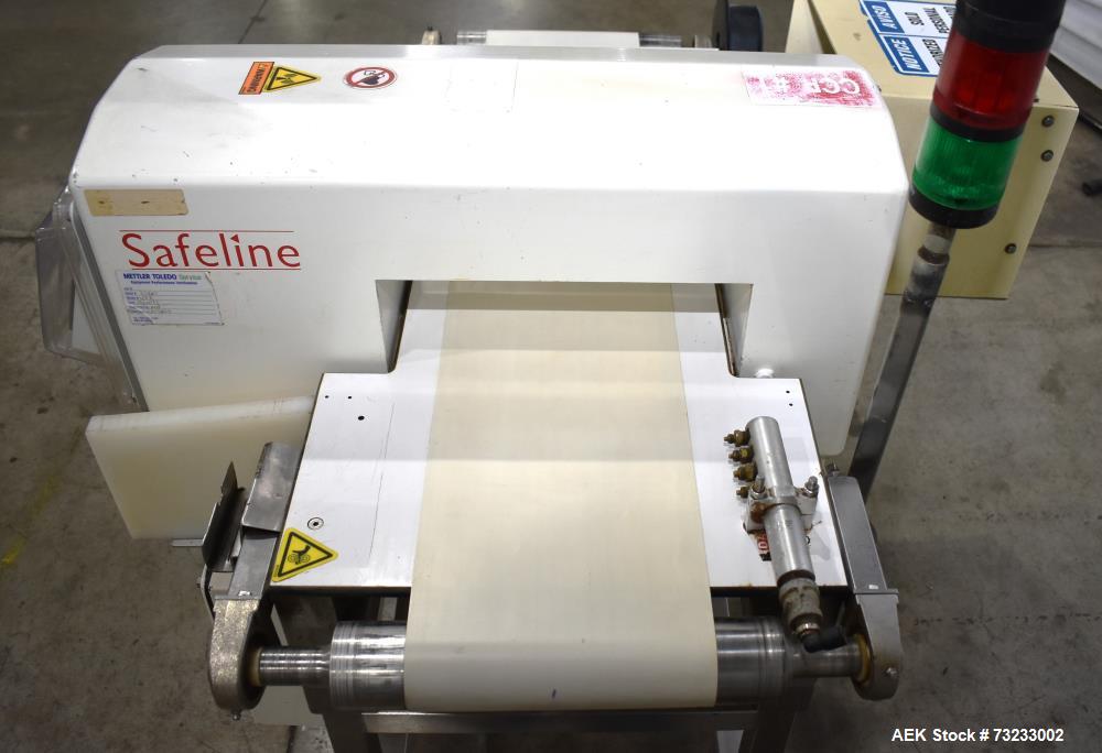 Used Mettler Toledo Safeline V3R Conveyor Metal Detector – 14” x 4.25” Aperture, Air Reject