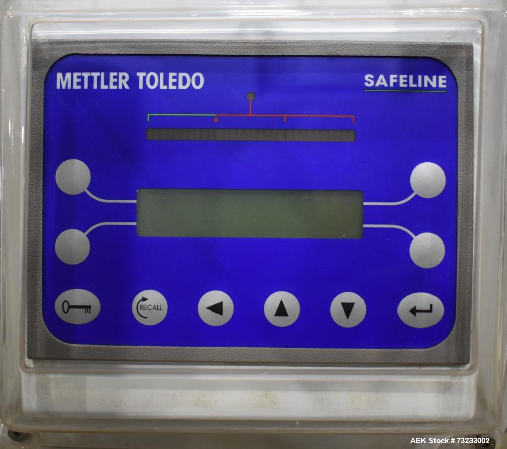 Used Mettler Toledo Safeline V3R Conveyor Metal Detector – 14” x 4.25” Aperture, Air Reject
