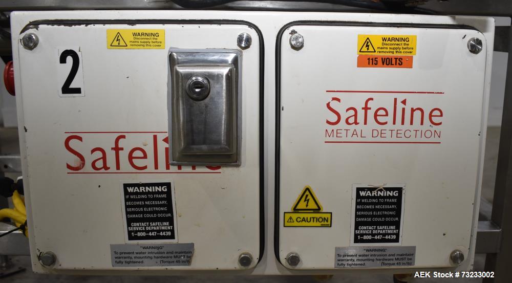 Used Mettler Toledo Safeline V3R Conveyor Metal Detector – 14” x 4.25” Aperture, Air Reject